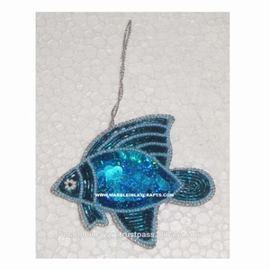 Fancy Fish Shape Christmas <b>Tree</b> Hanging <b>Ornament</b> - Product Image 1