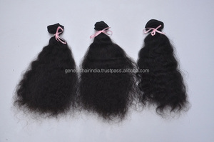 Cabello humano 100% natural, negro, virgen, indio, 30, 32 pulgadas - Product Image 4