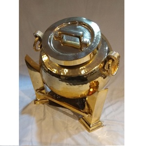 Elegante Calentador de Comida con Diseño de Plato para Servir, Olla para Calentar Alimentos, Platos Metálicos para Servir Comida en Buffet - Product Image 1