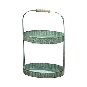 ชุดถาดเสิร์ฟเค้กชุบสังกะสีสามถาดหรูหราและทนทานสำหรับโอกาสพิเศษ - Product Image 6