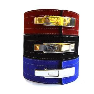 Palanca de cuero para levantamiento de pesas, correa de entrenamiento de Gimnasio Profesional, 10MM - Product Image 1