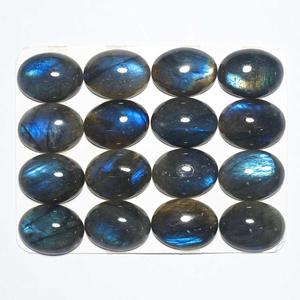 Magnifique bleu feu Labradorite lâche fabrication de pierres précieuses pour bijoux forme ovale Cabochon gros pierre de naissance utilisation pour pendentif - Product Image 3