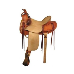 Selle de course équestre western de luxe en cuir véritable de qualité supérieure provenant de fournisseurs de luxe - Product Image 1