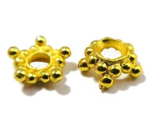 Bijoux Accessoires Perles En Métal Plaqué Or Bouchon - Product Image 2