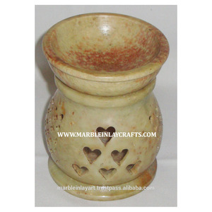 Soapstone Aroma <b>Oil</b> Handcrafted <b>Burner</b>, - Product Image 1