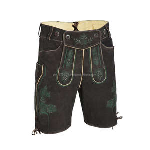 New Design Stylish Bavarian Lederhosen <b>Men</b> Genuine <b>Leather</b> Lederhosen <b>Pants</b> With Suspender German Outfit Trachten - Product Image 1