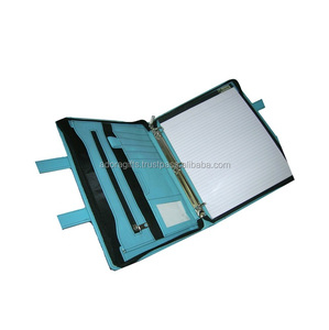 Carpeta de anillo de color con mango, carpeta de anillo de color con mango, conveniente de llevar durante el viaje - Product Image 1