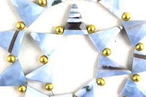 Amazing Quality Natural Bolder <b>Opal</b> Gemstone Faceted Triangle Shape Briolette Beads Making DIY Necklace <b>Earring</b> - Product Image 2