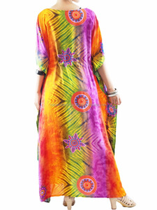 Vestido largo femenino de Chifón con estampado, traje playero estilo bohemio para mujer - Product Image 2