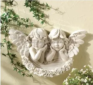 Baby Angel Stenen Muur Relief DSF-EB032