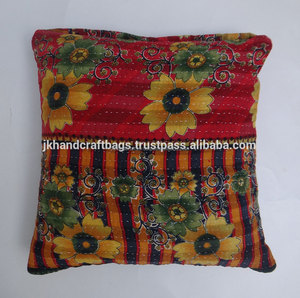 ปลอกหมอนผ้าฝ้ายส่าหรีสไตล์วินเทจ - Product Image 1