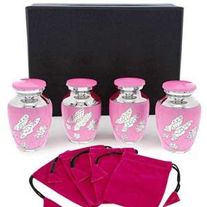 ชุดธงชาติอเมริกันแบบรักชาติ 4 ชิ้น พร้อมกล่องกำมะหยี่สำหรับเก็บอัฐิสัตว์เลี้ยง สำหรับใส่เถ้ากระดูกในงานศพ ทำจากโลหะทองเหลือง/อะลูมิเนียม - Product Image 4