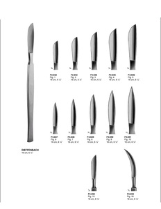 Mahersi-Manche de scalpel avec Fig 1 à 18 couteaux à disséquer lames de dermaplanage en acier inoxydable couteaux à disséquer et scies - Product Image 6