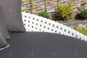 Thiết Kế Tuyệt Vời Tổng Hợp Poly Mây Vòng Sun <span class=keywords><strong>Lounger</strong></span> Cho Ngoài Trời Vườn Beach Pool Resort Wicker Đồ Nội Thất - Product Image 4