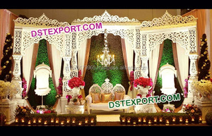 Real Rajwada boda escenario estilo Rajasthani escenario para boda pilares romanos Rajwada escenario - Product Image 4