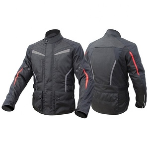 Veste de course respirante sur mesure en Cordura imperméable, grande taille, avec protection CE - Product Image 1