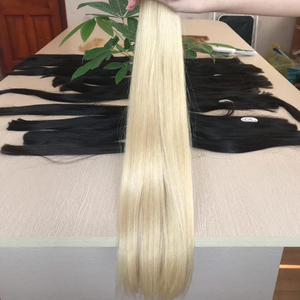 Iราศีกันย์จัดหาช่อผมตรง9A เวอร์จินมนุษย์เวียดนามสีผมสีบลอนด์ต่อผม - Product Image 1