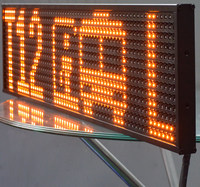 Panneau d'affichage de bus led à personnaliser, pour défilement des messages, information d'itinéraire de bus
