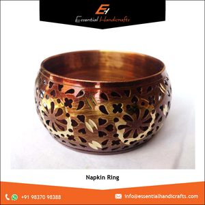 Nouveau porte-serviette en laiton élégant du fabricant principal accessoires en métal stockés pour la décoration de table à manger pour le mariage - Product Image 6