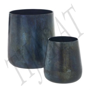 Florero de hierro florero decorativo florero de metal decoración de boda estilo europeo florero decorativo para el hogar - Product Image 4