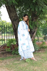 Jillan — impression de bloc à main en coton, dupatta imprimée - Product Image 3