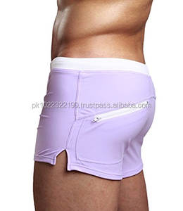 Maillot de bain, short de bain, avec poches à fermeture éclair, pour hommes, nouvelle collection 2020 - Product Image 5