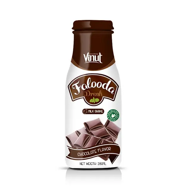 Bebida de leche Falooda Premium con sabor a Chocolate, 280ml