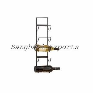 Armoire à vin de style moderne de luxe Bon porte-bouteille avec fer classique pour décoration de mariage ou de Noël - Product Image 5