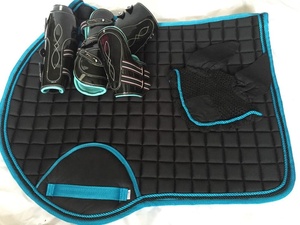 Équitation Coton Tout Usage Spectacle Matelassé Anglais intelligent Tapis De Selle Matelassé Équestre Tapis D'équitation Blanc pli pliant - Product Image 2