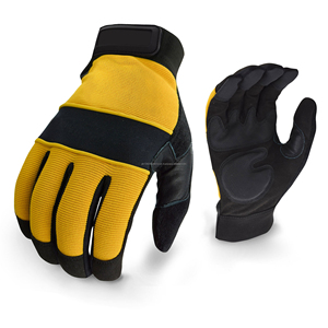 ถุงมือนิรภัยสำหรับใส่ทำงานหนังวัวแยกชิ้นสำหรับงานหนักถุงมือป้องกันอัคคีภัยใช้ได้ทั้งชายและหญิง - Product Image 2