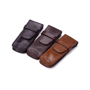 Estuche de cuero con cremallera Crazy Horse de regalo - Product Image 5