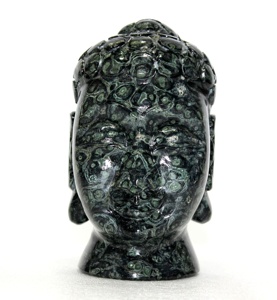 ยอดนิยมร้อนจระเข้แจสเปอร์พระพุทธรูปหัวแกะสลักรูปปั้นอัญมณีธรรมชาติสําหรับศิลปะและของสะสมคริสตัลหินบําบัด - Product Image 2