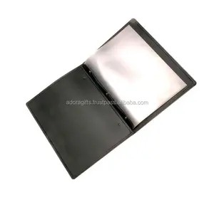 Hot sale restaurant supplies menu cover/ high quality menu holders/ hotel menu holders