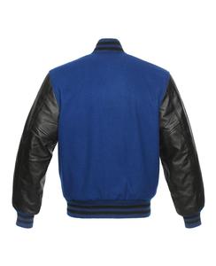 Chaqueta de béisbol profesional con manga de cuero para hombre, chaqueta de lana para Universidad, a la moda, lisa, personalizada, fabricante a granel - Product Image 1