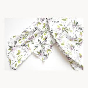 CPSC Certified Organic Cotton Baby Swaddle Blanket | Soft Muslin Newborn Wrap With Private Label Custom <b>Nursery</b> Bedding Premium - Product Image 1