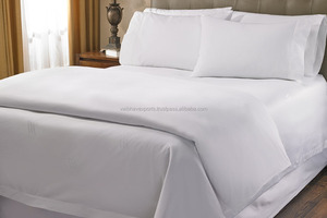 Sábanas de algodón 100% para cama de hotel - Product Image 3