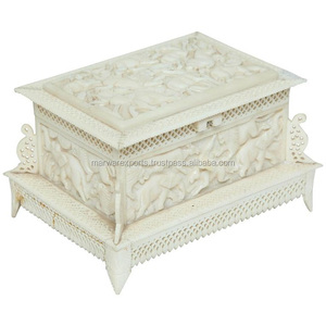 Boîte fantaisie en incrustation d'os de haute qualité - Product Image 6