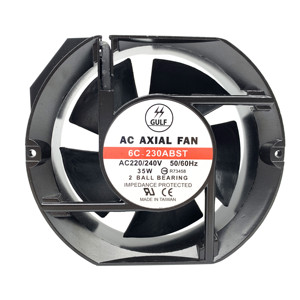 Ventilador Axial de CA de 220V y 2 Balas, 172x150x51mm - Product Image 1