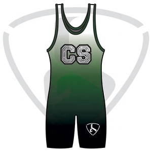 Alta calidad sublimado barato al por mayor Chaleco de levantamiento de pesas personalizado traje de levantamiento de pesas camiseta de lucha libre - Product Image 1
