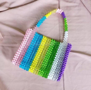 Sac à main en perles naturelles de luxe pour femme, sacs de soirée en perles - Product Image 1
