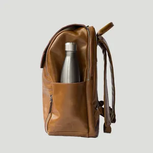 Glass Water Bottle leather sleeve holder