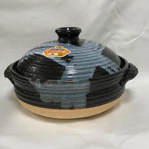 หม้อไฟเซรามิกทำจากญี่ปุ่นสำหรับซุปจำนวนมากและสต็อกทำอาหาร - Product Image 1