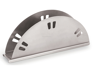 Porte-serviettes fantaisie rond en acier inoxydable - Product Image 2