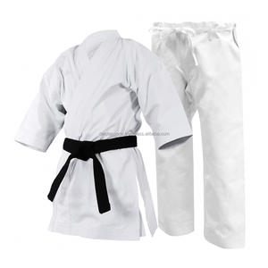 Uniforme de Kimono de karaté, Kimono en tissu blanc en sergé de haute qualité - Product Image 1