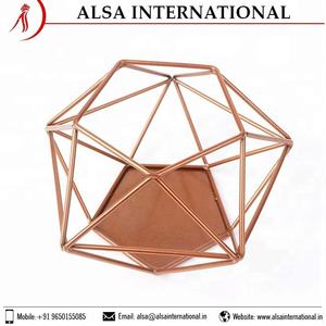 Meilleure Qualité Grossiste Personnalisé Conception Unique Bougeoir En Cuivre Commande En Ligne - Product Image 5