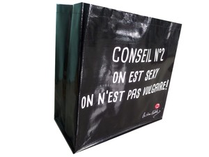 HOAHA Grande Vente Sac de Courses en PP Tissé du Vietnam avec Construction à Passepoil en U, Style Pliable, Couleur Personnalisée et Poignée en Sangle PP - Product Image 4