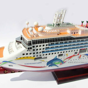 ไม้นอร์เวย์ DAWNN (DOLPHINN งานศิลปะ) เรือล่องเรือ/เรือล่องเรือไม้/เรือรุ่น - Product Image 1