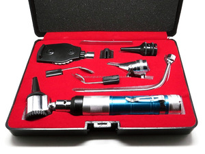 Juego de diagnóstico médico Delta Med Superior, 11 Uds., iluminador de otoscopio, espejo, espéculo Nasal, depresor de lengua, Retractor de plástico - Product Image 4