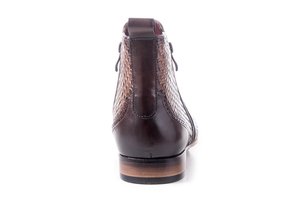 Bottes habillées en cuir véritable tissé pour hommes toute saison de Turquie - Product Image 5