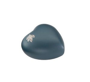 Meilleure vente de petite urne funéraire métallique en forme de cœur de haute qualité pour cendres humaines avec personnalisation - Product Image 5